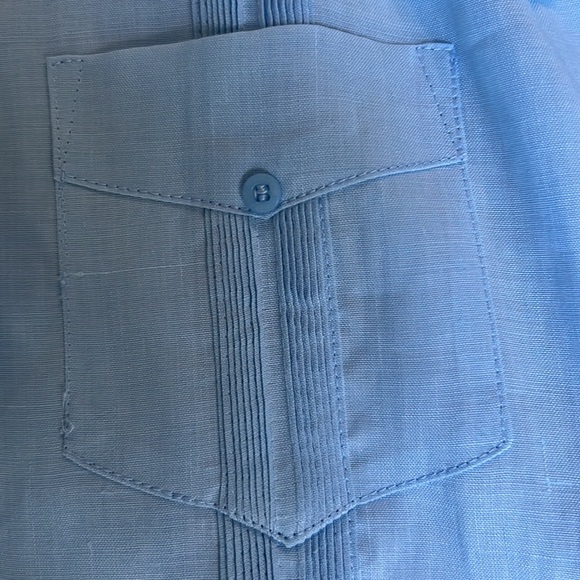 Boys 100% linen button up shirt - Picture 4 of 7